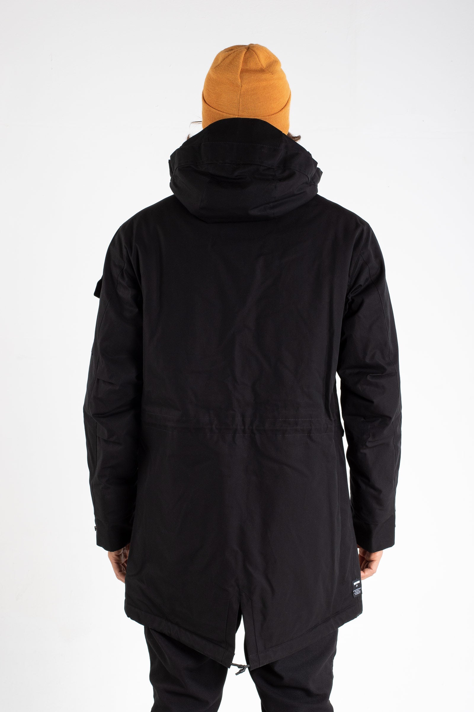 Black winter parka online